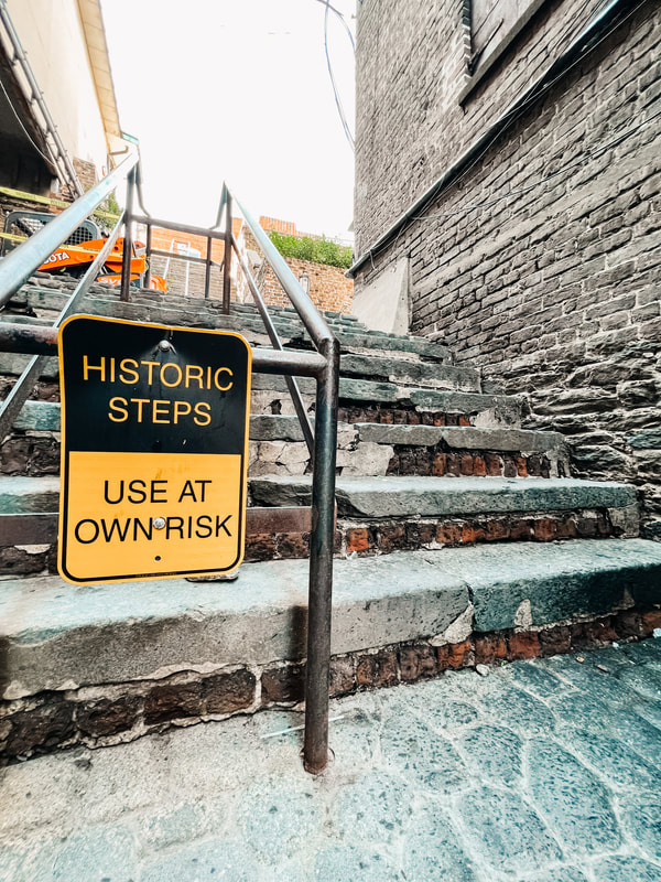 Historic Steps, Savannah, Georgia